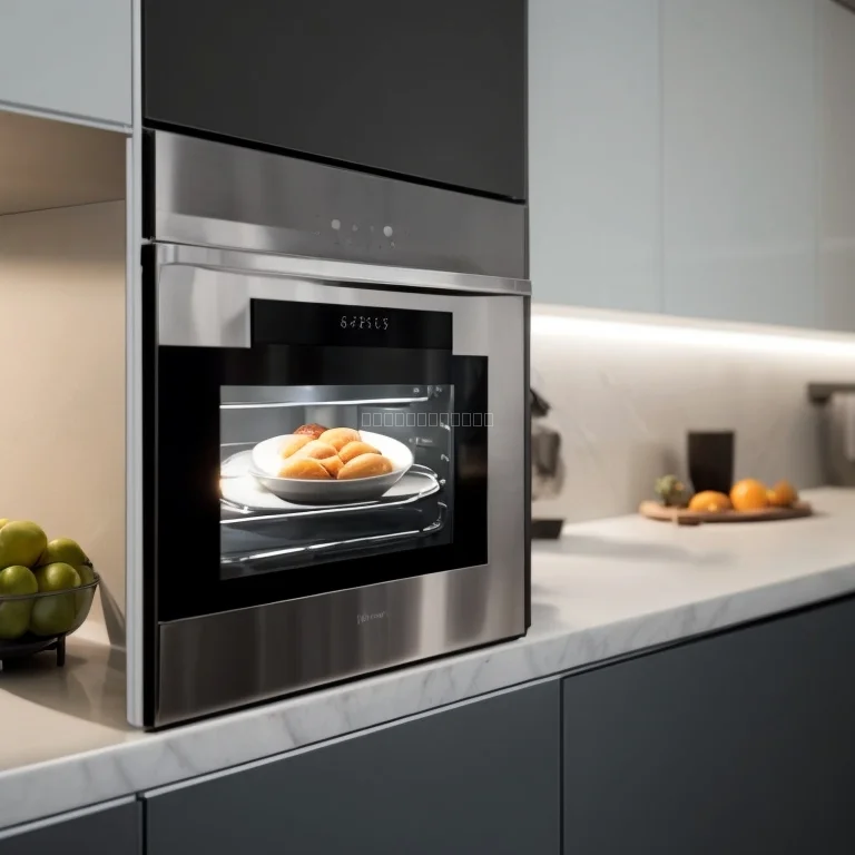 KI-Ofen im modernen Küchenumfeld